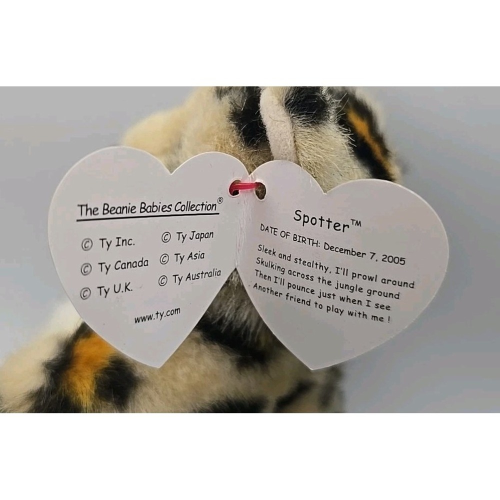 2005 Ty Beanie Baby "Spotter" Retired Leopard BB13 - Picture 2 of 5